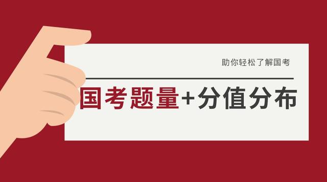 2019年國(guó)家公務(wù)員考試，行測(cè)分值分布表匯總！