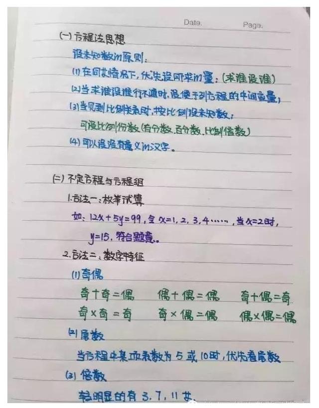 行測公式記不?。繉W霸幾張筆記就搞定了！