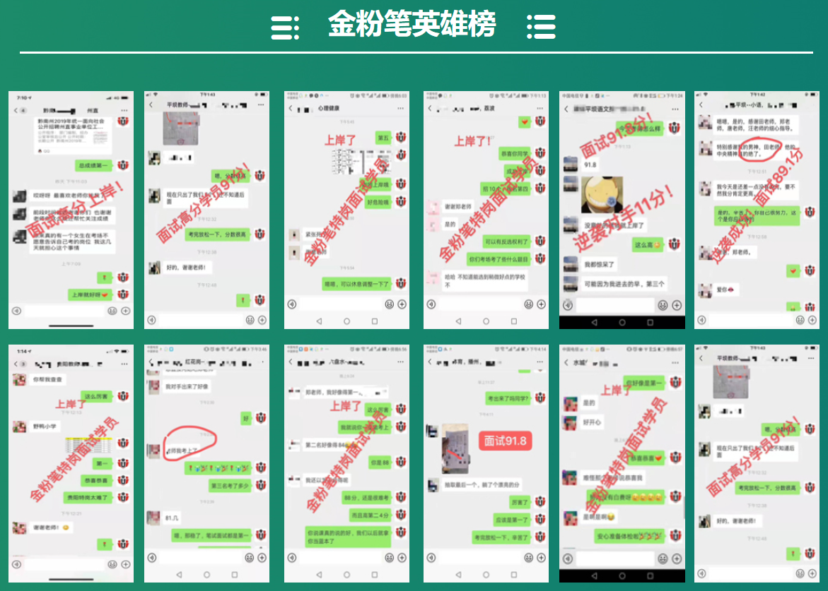 貴陽中小學(xué)、幼兒教師招聘成功上岸學(xué)員